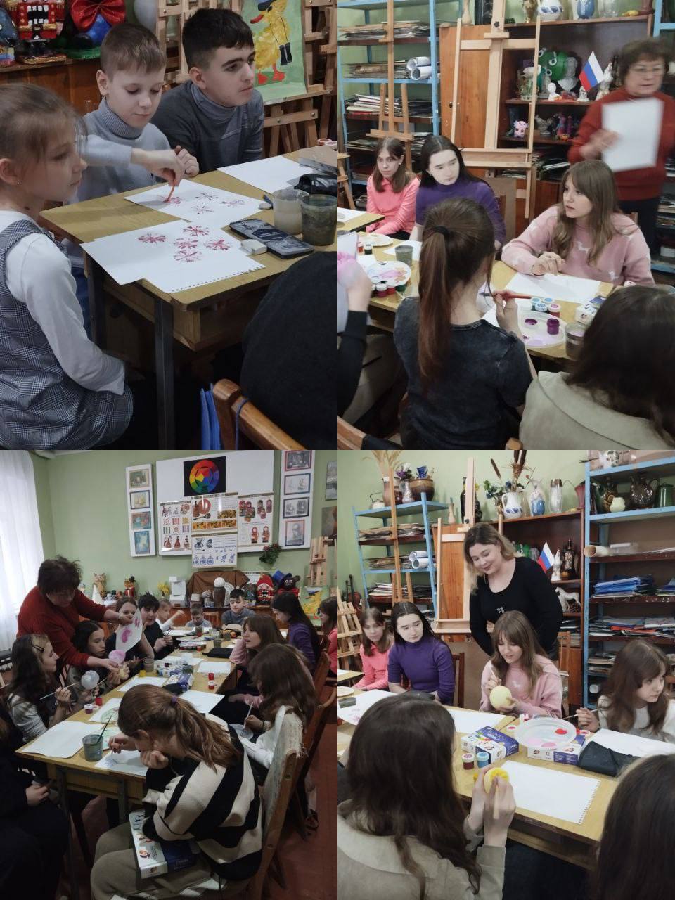 Сегодня, 25 февраля, на художественном отделении прошел открытый урок на