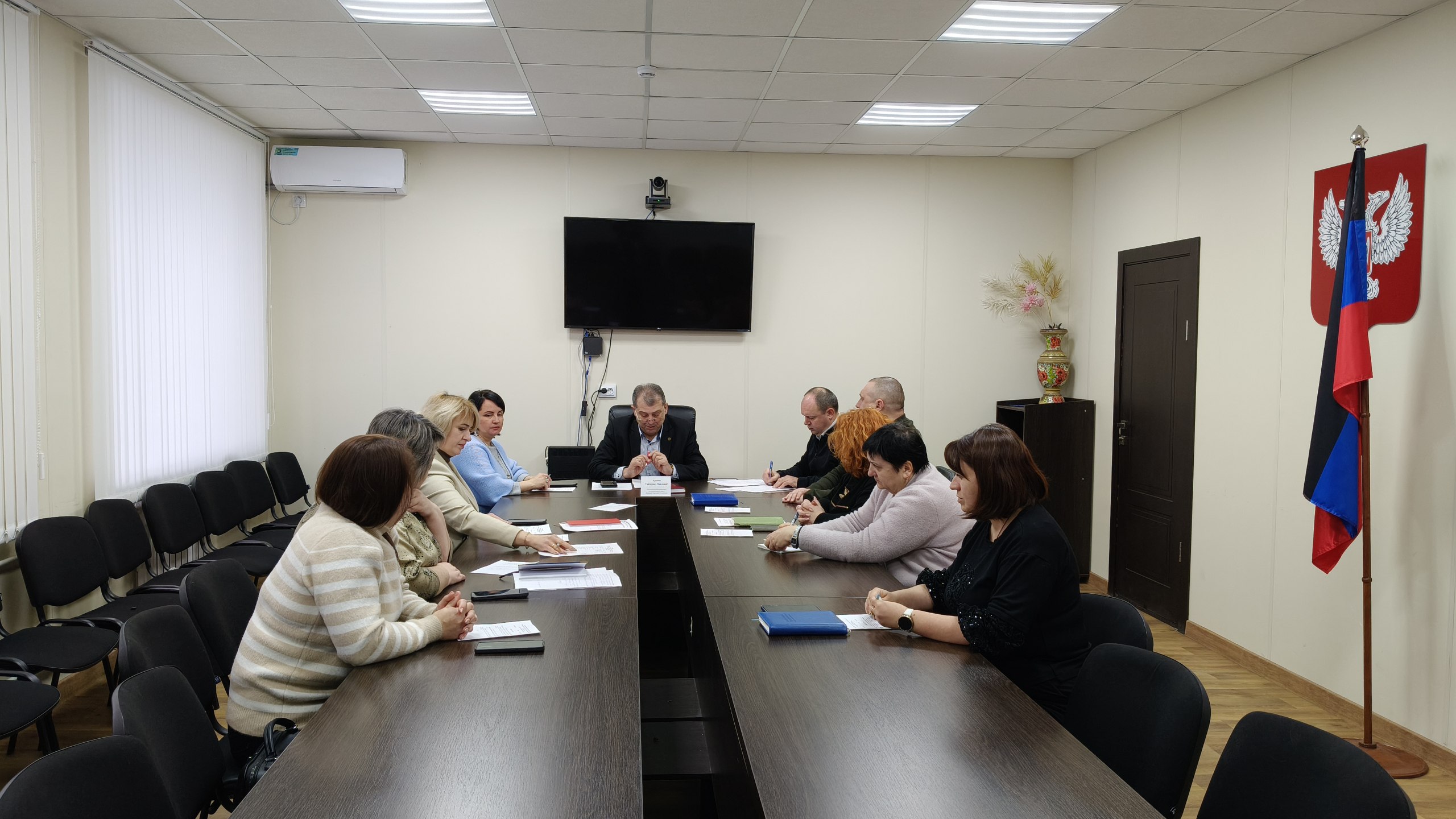 Заседание Местного политического совета Волновахского местного отделения Всероссийской политической Партии "Единая Россия"