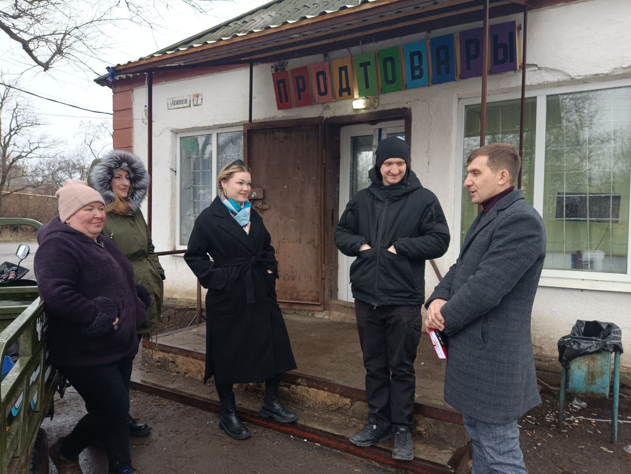 Начальник Марьяновского территориального отдела Николай Пефтиев провел встречу с жителями села Новобешево