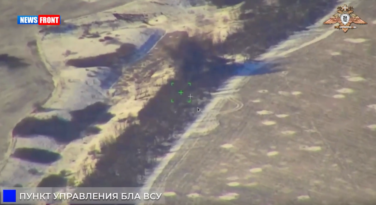 Уничтожение пункта управления БЛА ВСУ в населенном пункте Кучеров Яр