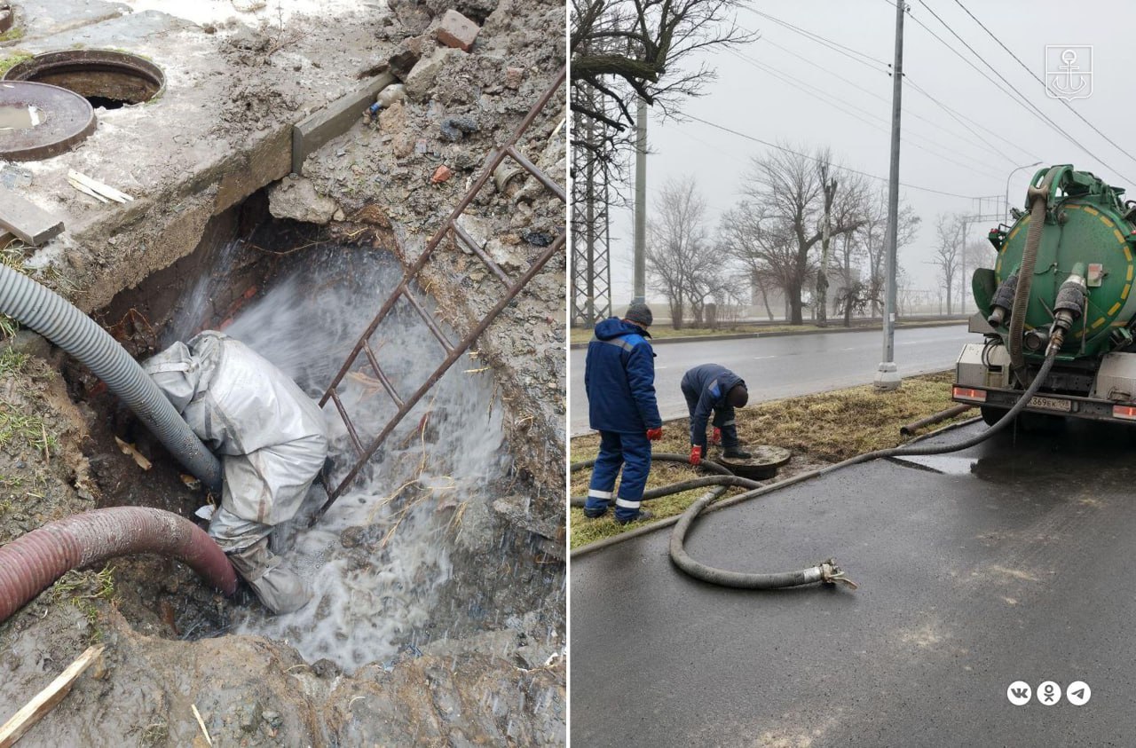 8 аварийных бригад из Санкт-Петербурга круглосуточно восстанавливают инженерные сети в Мариуполе