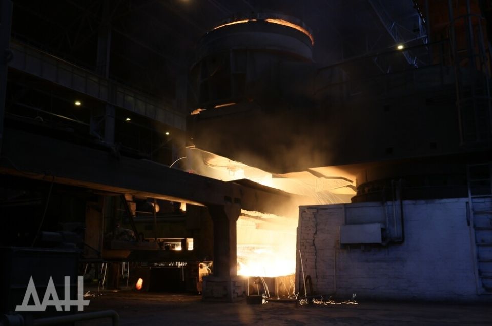 Объем металлургического производства ДНР вырос за год более чем на 7%