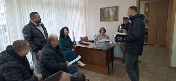 Начальник Амвросиевского территориального отдела Сергей Прищенко встретился с коллективом Амвросиевкого участка ЕРФ