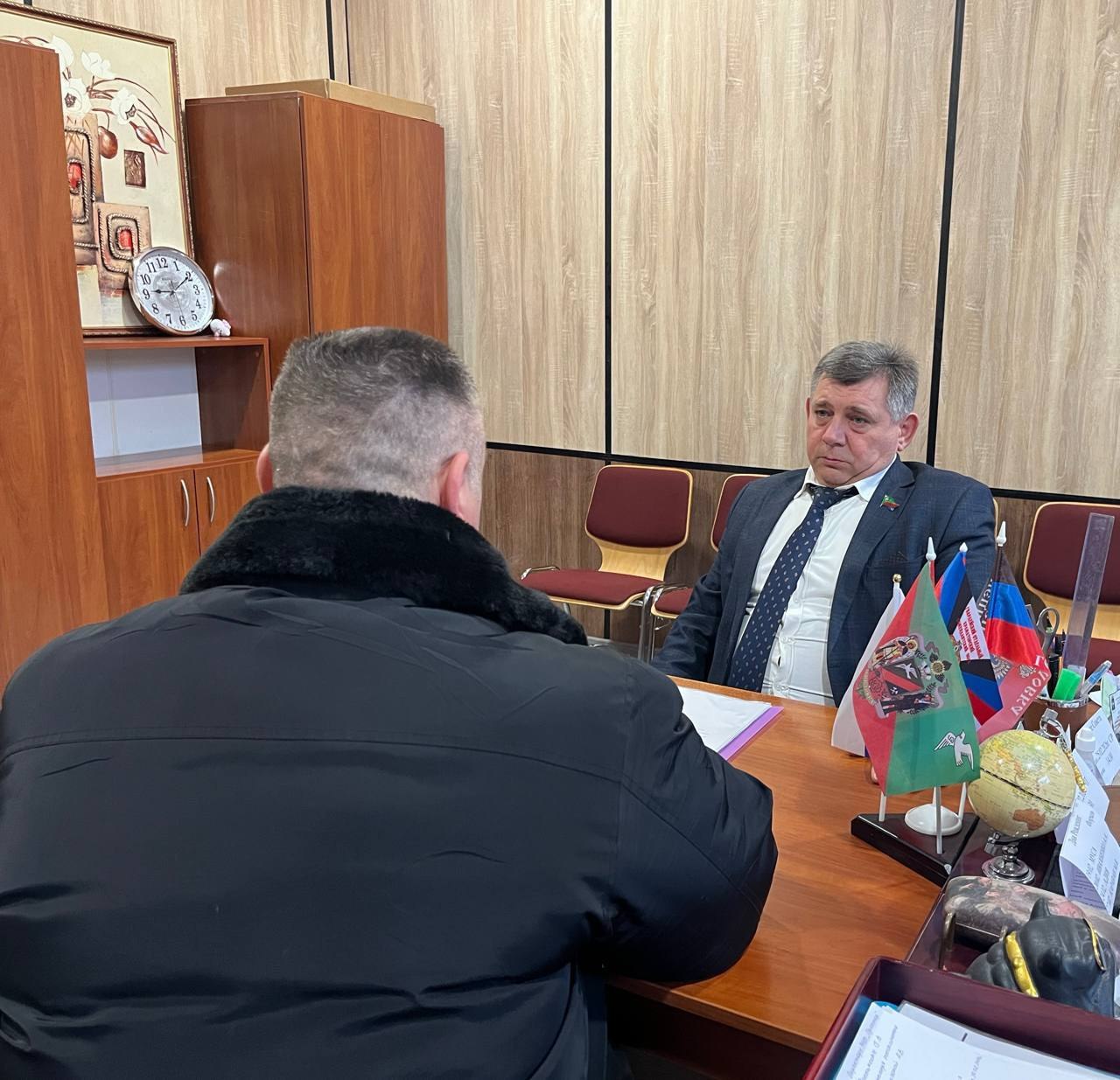 Роман Конев: 4 марта 2026 года состоялся приём граждан депутатом Горловского городского совета Донецкой Народной Республики первого созыва Сергеем Третьяковым в МУП «Простор»