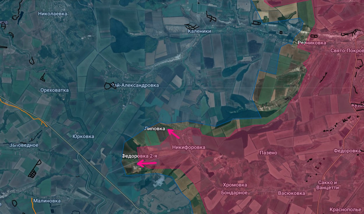 На Славянском направлении наши бойцы ведут бои за сёла Липовка и Фёдоровка Вторая, сообщает Анатолий Радов