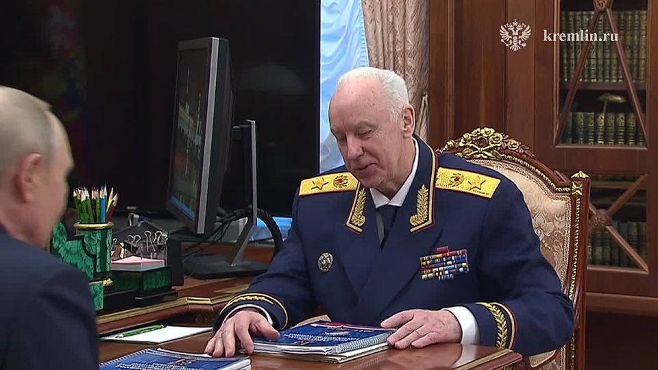 В Кремле состоялась встреча Владимира Путина с председателем Следственного комитета Александром Бастрыкиным