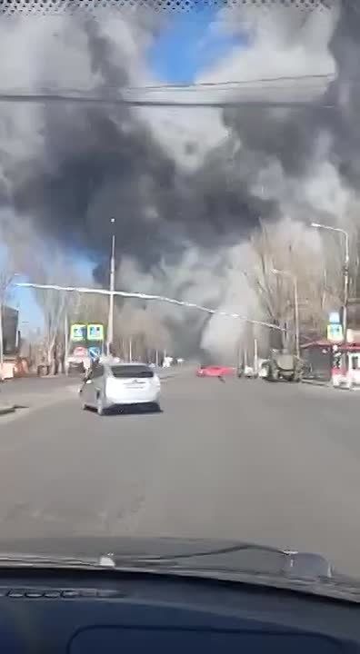 Прилет в Донецке. Жители Донецка сообщают о мощном взрыве