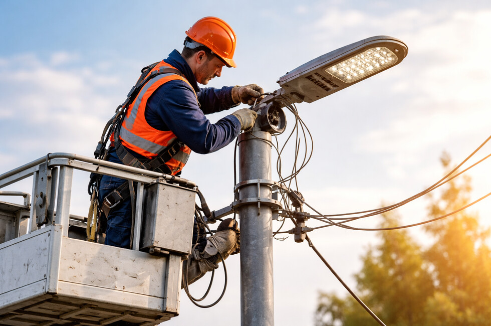 В Шахтерске намерены обновить освещение на главной улице