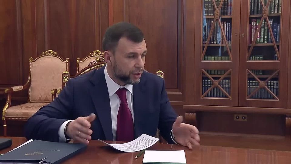 Андрей Чертков: На встрече с Президентом Российской Федерации Владимиром Владимировичем Путиным Глава ДНР Денис Владимирович Пушилин особое внимание уделил проблеме водоснабжения Республики