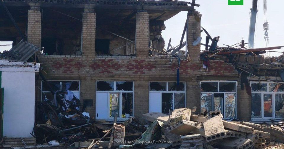 Появились кадры из больницы в ДНР, где погибли восемь медиков