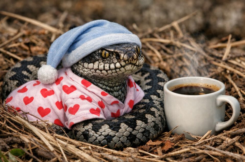 В ДНР после зимы начали пробуждаться ужи и гадюки