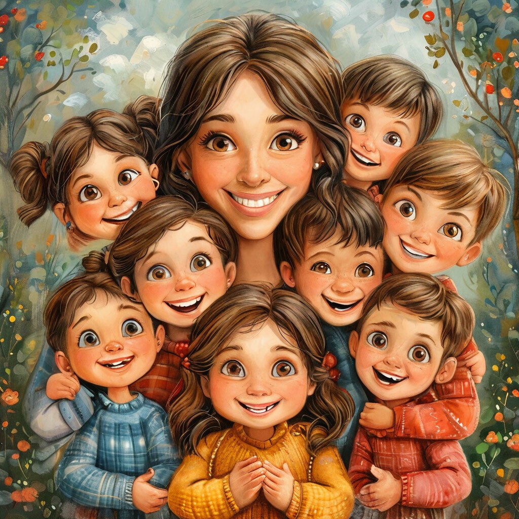 Филиал № 23 ГКУ ДНР «Республиканский центр по предоставлению мер социальной поддержки» Волновахского муниципального округа напоминает о ценности и позитивном образе многодетной семьи