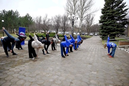 Иван Адамец: В управе Куйбышевского района прошла акция «Мы за здоровый образ жизни»