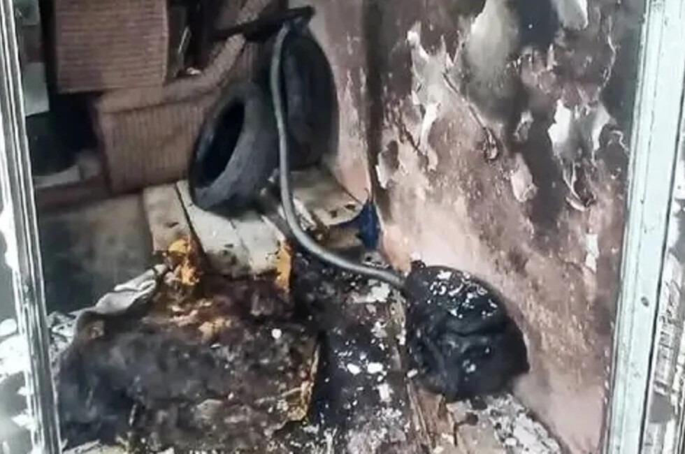 Подросток пострадал при пожаре в Донецке