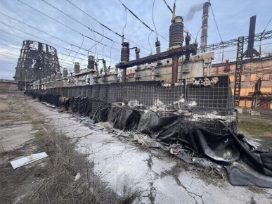 Так выглядит Краматорская ТЭЦ после прилётов