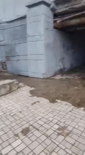 Обнаружена протечка на мосту по бульвару Шевченко в Донецке