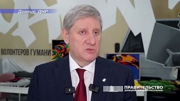 Председатель Правительства ДНР Андрей Чертков провел рабочую встречу с представителями ВЭБ.РФ и Сколково