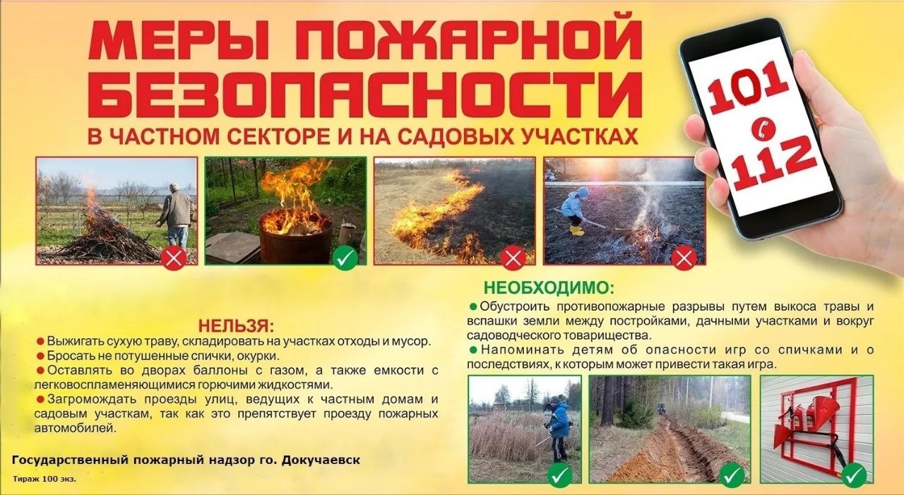 Меры пожарной безопасности!