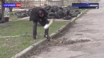 В Новоазовске субботник превратился в настоящий фронт работ