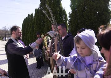 Как отмечают Вербное воскресенье в Макеевке