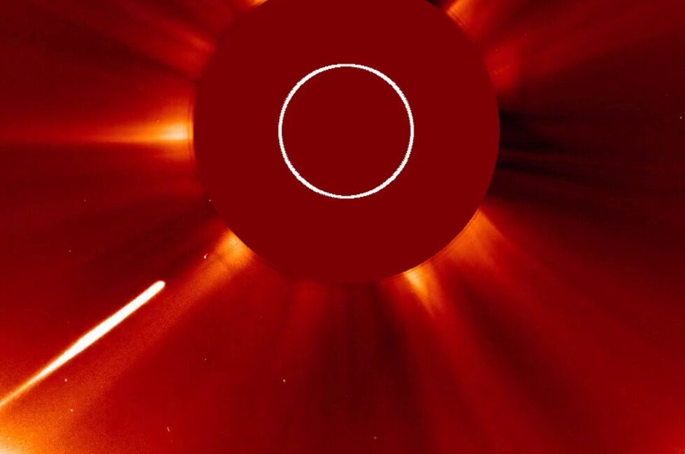 Не пережила встречу с Солнцем. Первая комета года погибла, став частью звезды