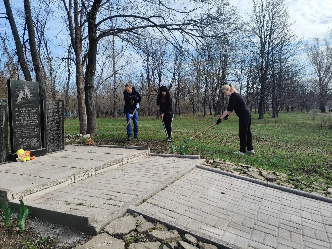 В Кировском районе Макеевки прошёл субботник