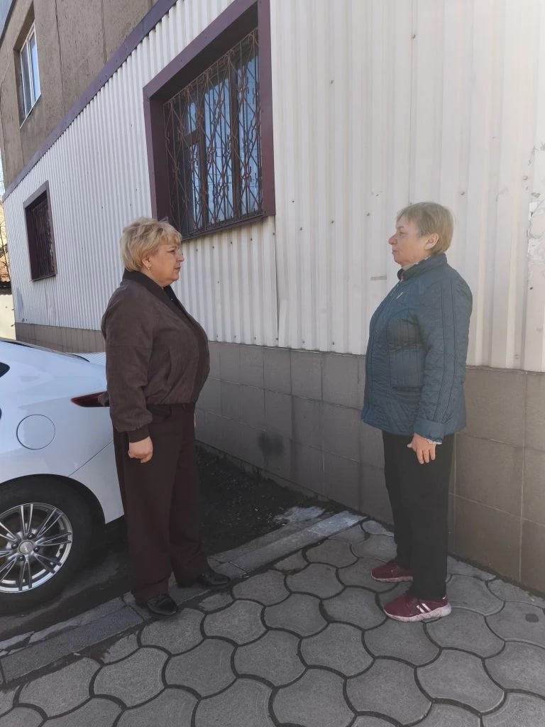 Депутат Дебальцевского городского совета от партии «Единая Россия» Косякова Наталья провела встречу с жителями города