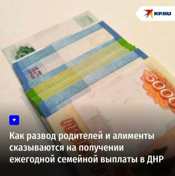 Как развод родителей и алименты сказываются на получении ежегодной семейной выплаты в ДНР в 2026 году