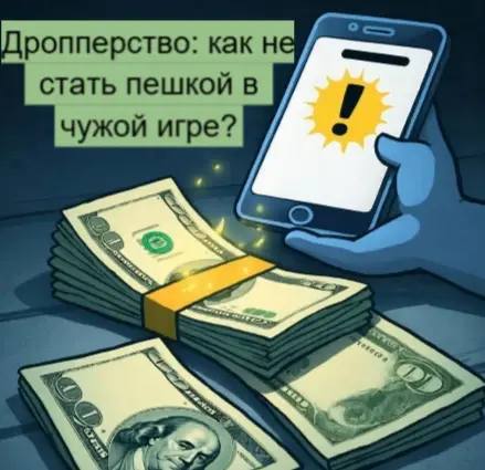 Не становись дроппером — это преступление!