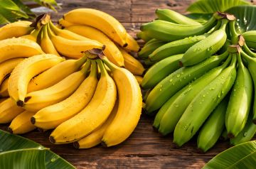 Зеленые бананы: отличия от желтых, польза и вред