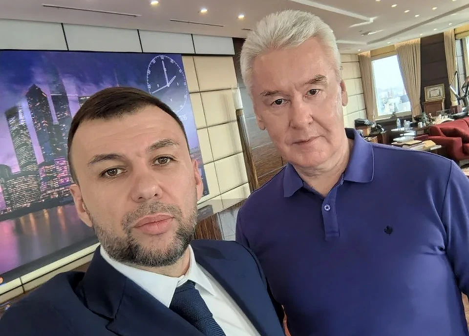 Денис Пушилин: Обсудили планы восстановления Донецка в текущем году на рабочей встрече с мэром Москвы Сергеем Собяниным