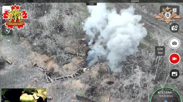 56 обСпН сравнял с землёй блиндаж с личным составом ВСУ в Белицком