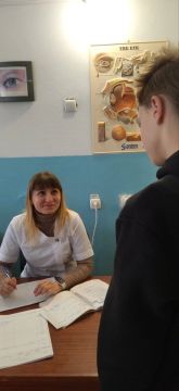 В ЦГБ г. Докучаевск прошёл профилактический медицинский осмотр детей