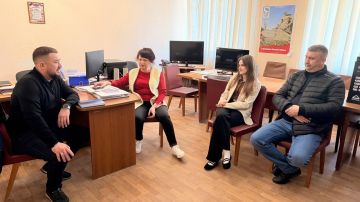 Дмитрий Блинов: Встретился с трудовым коллективом Старобешевского территориального отдела