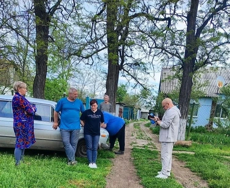 Начальник Успенского территориального отдела Сергей Евгеньевич Шпорт провел встречу с населением с. Катериновка