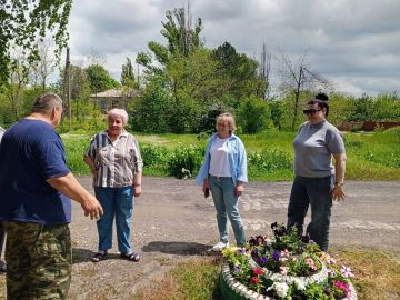 Встреча председателя Общественного совета Шахтерского округа с жителями переулка Филатова