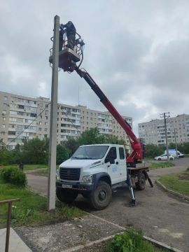 Мариупольские энергетики обновили воздушные линии