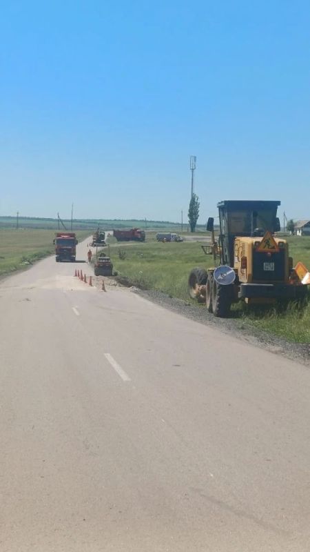 В населенных пунктах Обильное, Новоселовка и Новобешево стартовали работы по восстановлению дорожного покрытия