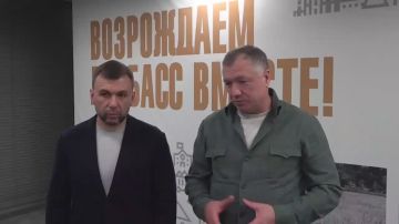 Денис Пушилин: С заместителем Председателя Правительства РФ Маратом Шакирзяновичем Хуснуллиным сверили планы восстановления ранее прифронтовых районов Республики