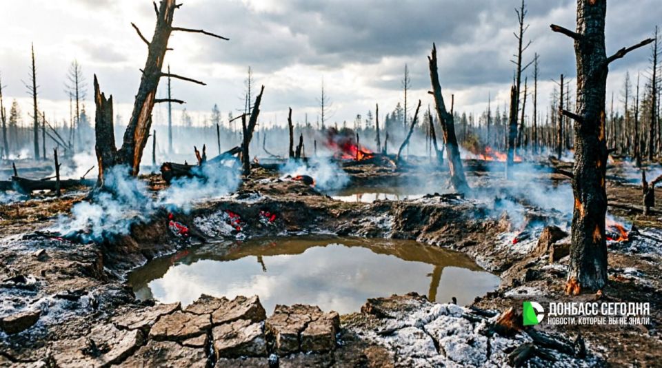 В ДНР сообщили о разрушении двух лесхозов из восьми после ударов ВСУ
