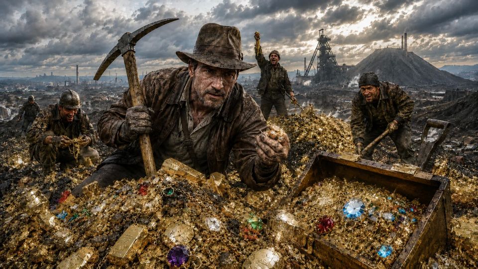 Ложь или Правда? Разбираем новость о добыче сокровищ 90х на терриконах Донбасса