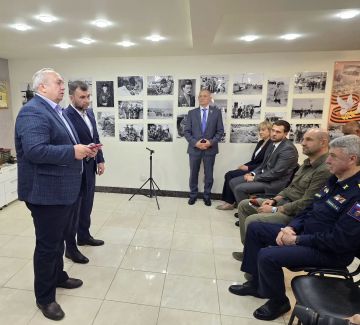 Дмитрий Огилец: Для Донецкой республиканской региональной организации "Российский союз ветеранов Афганистана и специальных военных операций" было честью принимать в нашем новом офисе, в качестве почётного гостя - Лидера...