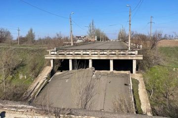 Разрушенный путепровод Горловка — Артемовск восстановят в 2026 году