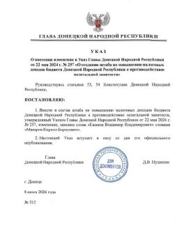В штаб по повышению налоговых доходов бюджета в ДНР ввели Кирилла Макарова