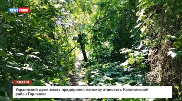 Украинский дрон вновь предпринял попытку атаковать Калининский район Горловки – репортаж News Front