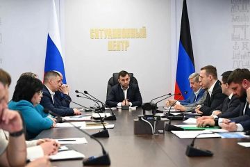 Продолжаем работу над разработкой Стратегии развития Донбасса: Дмитрий Краснов рассказал о текущем этапе на совещании с Главой ДНР