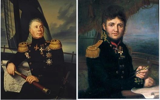 Крузенштерн и Лисянский - организаторы первого русского кругосветного плавания