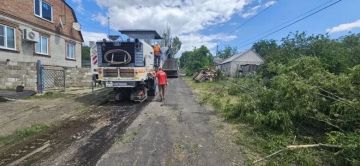 Нижегородские подрядчики обновляют еще одну дорогу в пгт Мангуш
