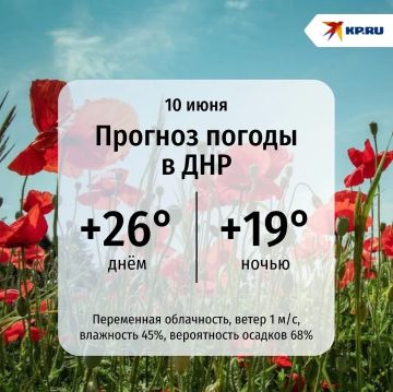 В ДНР сегодня день обещает быть по-летнему теплым