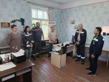 Лидер общественного мнения Хохлов Виталий Леонидович провел встречу с трудовым коллективом Филиала № 6 «Комсомольское рудоуправление ООО «ЮГМК ДОНЕЦК»